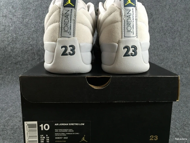 Rep TBkick Jordan Low 308317-002 12 Suede Air Grey 0719